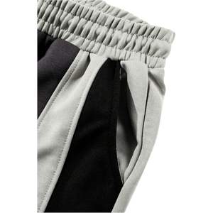 Pantalones Deportivos Personalizados para Hombre, Grises y Negros con Franja Lateral, Cintura Elástica con Cordón, Corte Holgado y Recto, con Bolsillos, Transpirables - Product Image 5