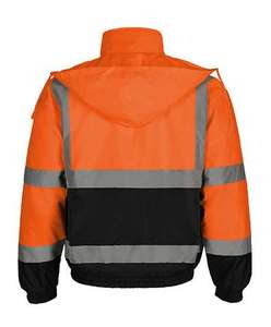 उच्च दृश्यता चिंतनशील कार्य जैकेट के साथ उच्च दृश्यता चिंतनशील कार्य जैकेट - Product Image 6