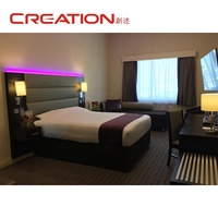 Meubles de chambre d'hôtel modernes Premier Inn Dubaï pour projet hôtelier 5 étoiles