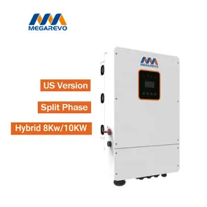 Megarevo 10 kW Split-Phase 120/240 Vac USA Version 48 V Hybridwechselrichter 8 kW 10 kW Hybrid-Solarwechselrichter