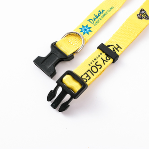 Venta al por mayor cuerda de nailon arnés y correa para perros conjunto stock ajustable personalizado de lujo pequeño <span class=keywords><strong>collar</strong></span> grande para mascotas accesorios para caminar - Product Image 2