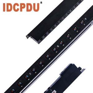 Idcpdu điều khiển từ xa 19 "<span class=keywords><strong>PDU</strong></span> | C13 C19 chúng tôi EU phích cắm | hỗn hợp ổ cắm thông minh <span class=keywords><strong>PDU</strong></span> với LCD và Ethernet - Product Image 1