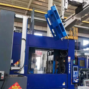 พาเลทพลาสติกสำหรับงานหนักแบบยูโรปิดใช้งานได้สำหรับใช้ในอุตสาหกรรมใช้ซ้ำได้3ชั้น - Product Image 5