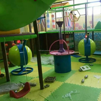 Enfants doux intérieur aire de jeux enfants petite aire de jeux parcs d'attractions canon ball air blaster jeu pour la vente en gros