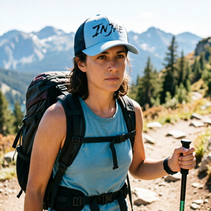 Stylish Printed 6-Panel Mesh Baseball Cap Lightweight and Breathable Adjustable Buckle Perfect for Outdoor Activities - Product Image 2