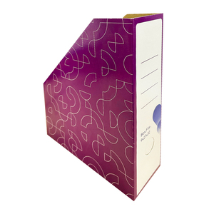 Foldable A4 Eco-friendly Cardboard <strong>Magazine</strong> Folding File Holder Storage <strong>Box</strong> for Office Desk - Product Image 5