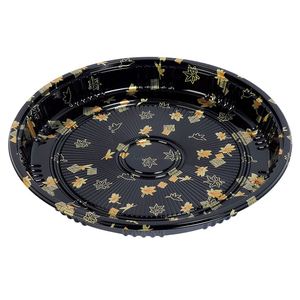 Recipiente de Sushi redondo desechable de grado alimenticio con tapa de gran tamaño para fiestas para llevar-Caja de bandeja de almacenamiento de pan de ensalada de Material reciclado - Product Image 5