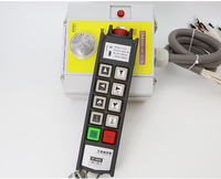 Transmisor/Receptor Inalámbrico para Grúa, Resistente al Agua y al Polvo IP66, Interruptor Remoto Industrial de Radio de 8 Botones y Doble Velocidad