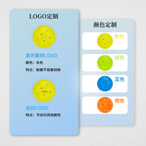 ลูกพิคเคิลบอล 40 รู ผลิตด้วยวิธีโรโตโมลด์ สำหรับการแข่งขันระดับมืออาชีพ จากโรงงานโดยตรง เหมาะสำหรับการแข่งขัน - Product Image 1