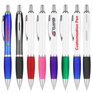 Luxury Hotel Sports Plastic Ballpoint <b>Pen</b> Custom Logo Printing Promotional Corporate Gift Wholesale Supplier - Product Image 1