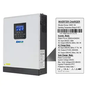 MPPT Battery Charge Controller Built in Home System 24 volt inverter pure sine wave for RV Off Grid 3000W 24V Solar Inverter