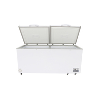 Réfrigérateur de cuisine 450L, congélateur de Type de poitrine, à Double porte, ouvert