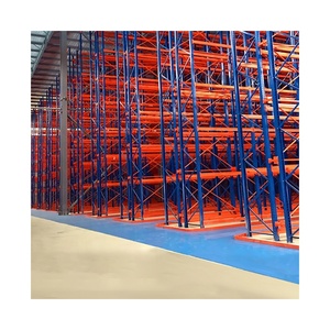 Heavy Duty VNA Pallet Racking System <strong>Very</strong> <strong>Narrow</strong> Aisle Warehouse Storage Rack with Floor Rail CE ISO Certified Factory - Product Image 6