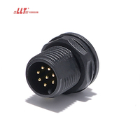 8pin prix usine LLT M16 ip68 connecteur étanche à montage sur panneau mâle et femelle prise et prise