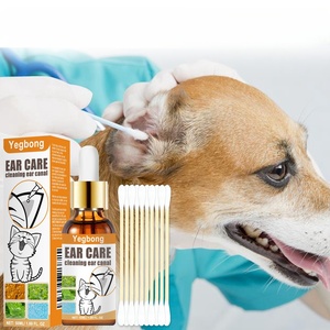 Soluzione per la Pulizia delle Orecchie degli Animali Domestici, <span class=keywords><strong>Gocce</strong></span> per la Cura delle Orecchie di Cani e Gatti, Pulizia Delicata, Rimuove Cera e Detriti, Previene Prurito e <span class=keywords><strong>Infiammazione</strong></span> - Product Image 2