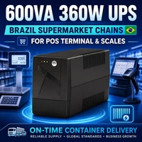 600VA 360W 备用电源，为巴西提供服务，参加巴西和迪拜展览，与UPS为OEM合作伙伴