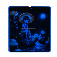 Alfombrilla de Ratón LED RGB, Alfombrilla de Escritorio para Teclado, Superficie de EVA y PVC, Alfombrilla de Ratón Grande, Multitamaño, Luminosa, para Oficina y Computadora