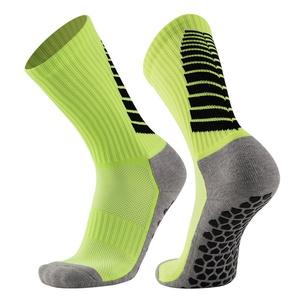 Men's Crew Sports <b>Socks</b> Youth & Children Grade Summer Anti-Slip Football with PVC <b>Grip</b> & Terry Cushion Digital Printed - Product Image 5