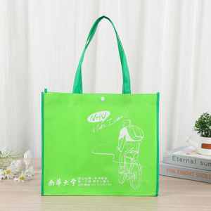 Hiệu ứng in tốt khả năng chịu tải tốt hơn nút đóng cửa may túi Tote không dệt - Product Image 4