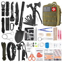 Jsm – Kit de survie d'urgence pour les Sports de plein air et le Camping, ensemble d'outils multifonctionnels