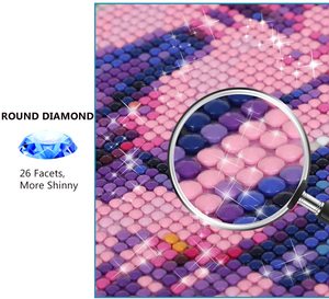 Tournesol rond cristal strass diamant peinture 5D perceuse complète peinture d'un diamant art décoration murale - Product Image 4