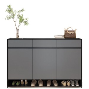 Étagère à chaussures en bois moderne, minimaliste, personnalisable, durable, imperméable et écologique pour salon, maison, appartement, hôpital - Product Image 5