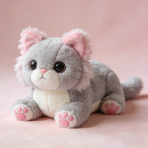 Peluche Personalizzato a Forma di Gattino Morbido e Carino per Regali di Compleanno e Natale per Bambini, Decorazione per la Casa - Product Image 1