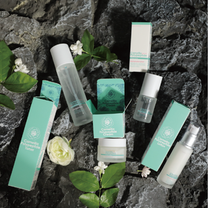 Juego de cuidado de la piel de péptido de Camelia a base de hierbas, juego de reparación calmante hidratante nutritivo profundo OEM ODM - Product Image 1