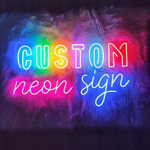 Custom Neon Sign <b>Wall</b> Decor Art Neon <b>Light</b> for Home Decoration Party Event LED Neon <b>Light</b> Wedding Uv Print Business logo Sign - Product Image 1