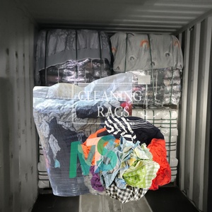 Chiffons en coton colorés personnalisables, paquet de 10 kg, haute absorption d'huile, pour le nettoyage industriel des huiles. - Product Image 1