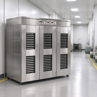 Commerciële energiebesparende heteluchtcirculatie fruitdroogmachine, automatische groente- en vleesdroger voor voedselverwerking