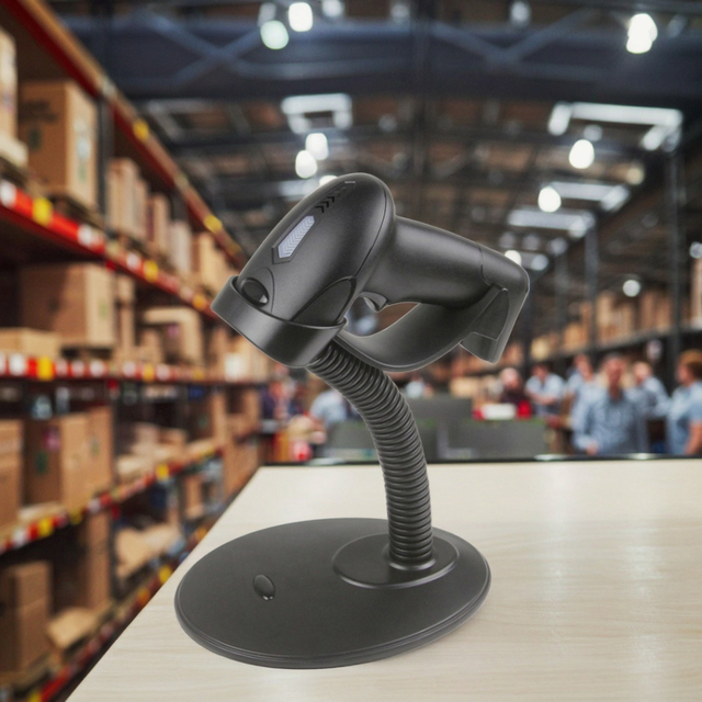 GSAN High Performance Automatic Sensing 1D 2D Barcode Scanner Handheld QR Code Reader for Supermarket Store Warehouse