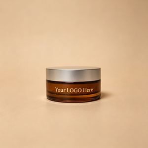 Envase Cilíndrico de Plástico Transparente de 100 ml para Cosméticos, Tarro PET de Pared Gruesa para Crema Facial, Tapa de Rosca Vacía, Impresión UV/Digital, Logotipo Personalizado - Product Image 1