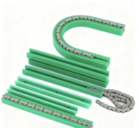 Chaîne de rouleaux de convoyeur 06C, guide linéaire, rail, type CK CKG CS U, UPE PANylon, chaîne d'entraînement en plastique, bande, usinage CNC 06BSS