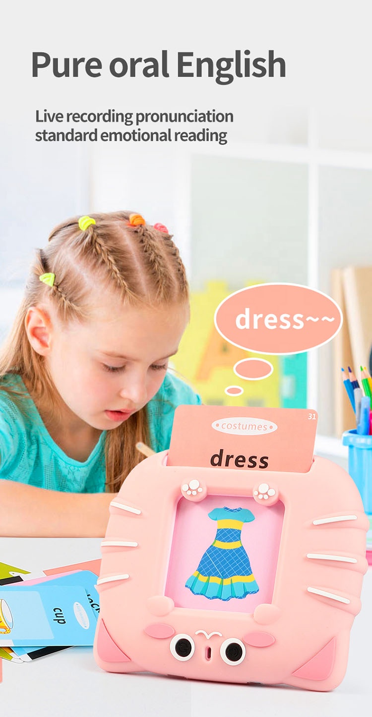 Flashcard Kid Friendly Digital Camera Girls Multifunctional Lightweight