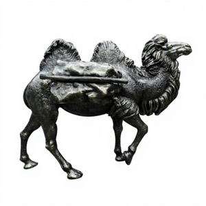 Jardín al aire libre calle paisaje decoración diseño Metal arte escultura bronce camello estatua <span class=keywords><strong>desierto</strong></span> Animal estatuilla para exterior - Product Image 1