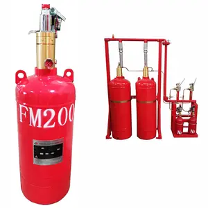 Fm200 Fm200 Price Fire Suppression System Hfc-227ea Pipe Network Type Automatic Fm200 Fire Extinguishing System