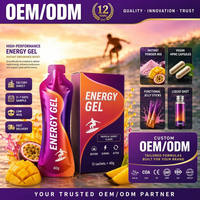 Fabricant de gels énergétiques pour la nutrition sportive en marque blanche, Keto Friendly, faibles en glucides, électrolytes, hydratation, fournisseur de sachets de gel énergétique