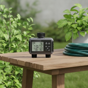 New Digital <b>Timer</b> Double Outlet Water Valve Outdoor Courtyard Smart Watering Controller Automatic Flower Watering - Product Image 1