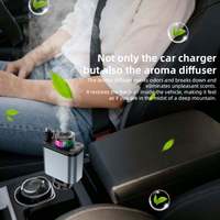 Pengisi Daya Cepat 180W Kabel Data Retractable Ganda Kabel Data Tipe C Retractable Multifungsi Pengisi Daya Cepat Mobil Aroma