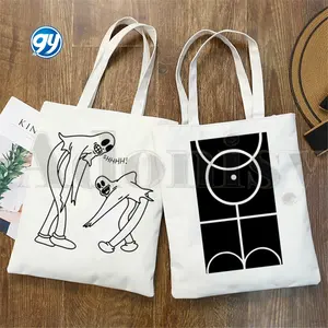 Ghostemane Metal Rap Style Mercury Retrograde Hip Hop Graphic Cartoon Print Shopping Bags Girls Fashion Casual Package Hand Bag