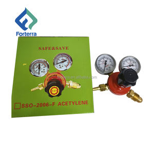 Venta al por mayor de medidor de alta presión regulador de cilindro de acetileno a prueba de golpes para soldadura industrial y suministros de soldadura - Product Image 4