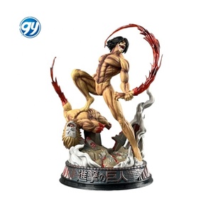 Attacco al titano YOYO forma di battaglia Eren Yeager statua figura modello <span class=keywords><strong>Anime</strong></span> da collezione con Display di Base all'ingrosso - Product Image 5