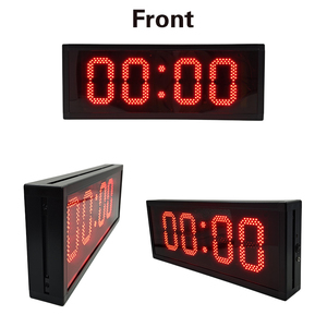 <span class=keywords><strong>Chronomètre</strong></span> de <span class=keywords><strong>sport</strong></span> à affichage double face, horloge numérique à LED 4 pouces, minuterie de salle de <span class=keywords><strong>sport</strong></span> murale, rechargeable, télécommande - Product Image 4