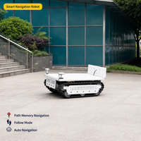 Véhicule de transport intelligent traqué pour l'exportation, personnalisé OEM, norme internationale, charge lourde, électrique, directement de l'usine