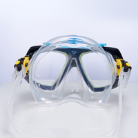 Lunettes de plongée sous-marine en silicone anti-buée et anti-fuite professionnelles personnalisées lentilles remplaçables masque de plongée