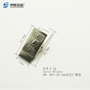 Clips de reliure en métal DIY YIWANG Factory, petits clips pour badges, clips Bulldog - Product Image 3