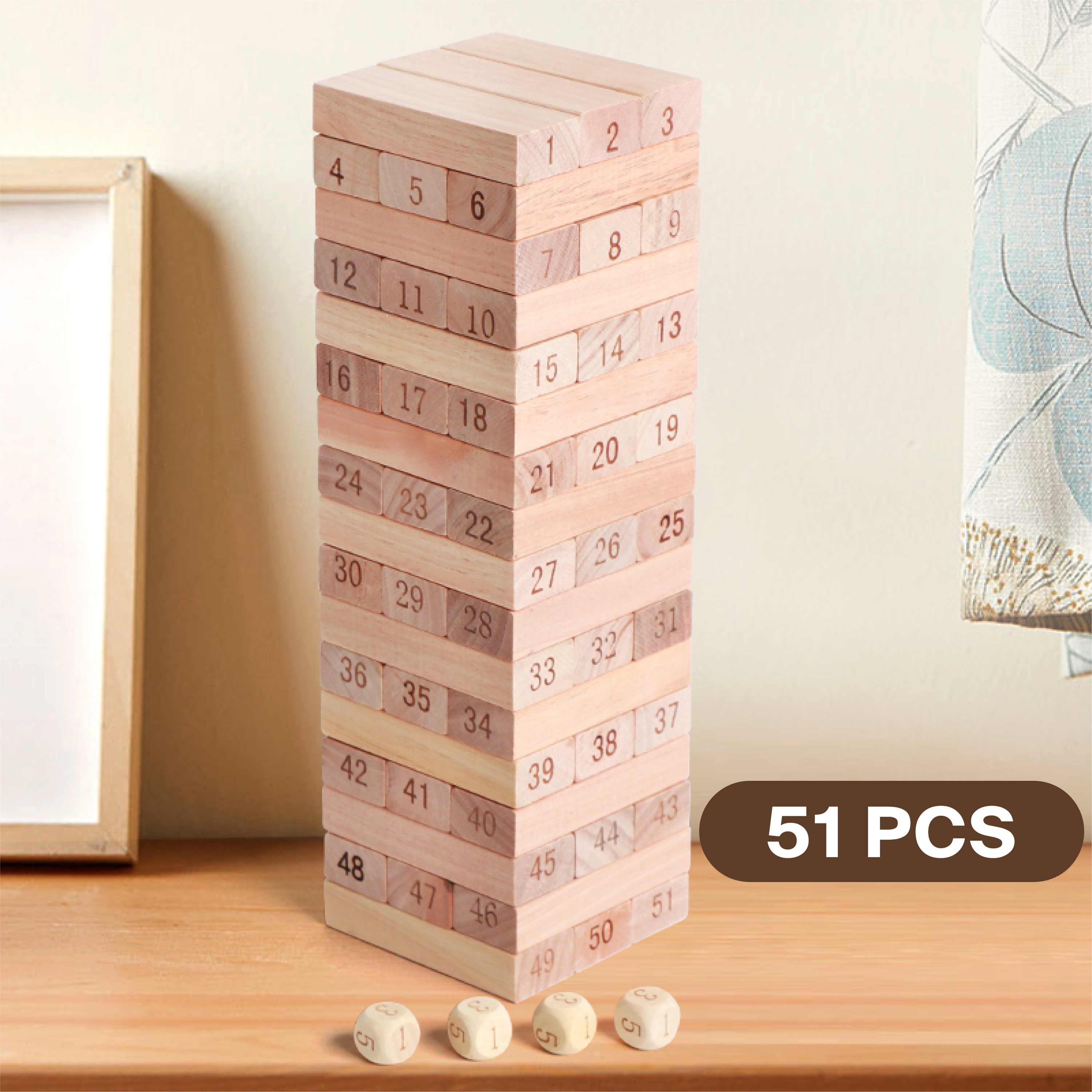 51 pièces
