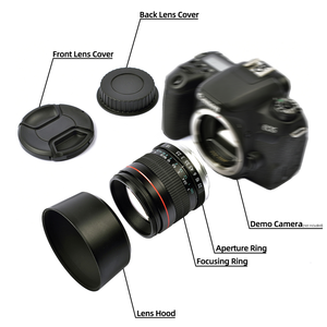 85mm F1.8 Full Frame Portrait Prime <strong>Lens</strong> for 6 Elements 6 Groups Fixed Focus 28.5 Degree Angle Close-up Art - Product Image 6