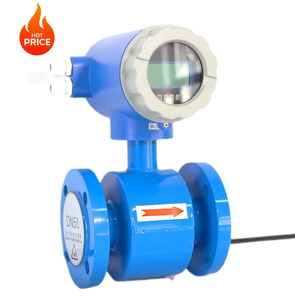 مقياس تدفق السائل الكهرمغنطيسي عالي الدقة من الفولاذ المقاوم للصدأ باستخدام المياه الرقمية مع Dn150 - Product Image 1